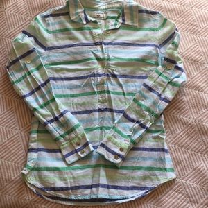 Vineyard Vines Linen Striped Popover